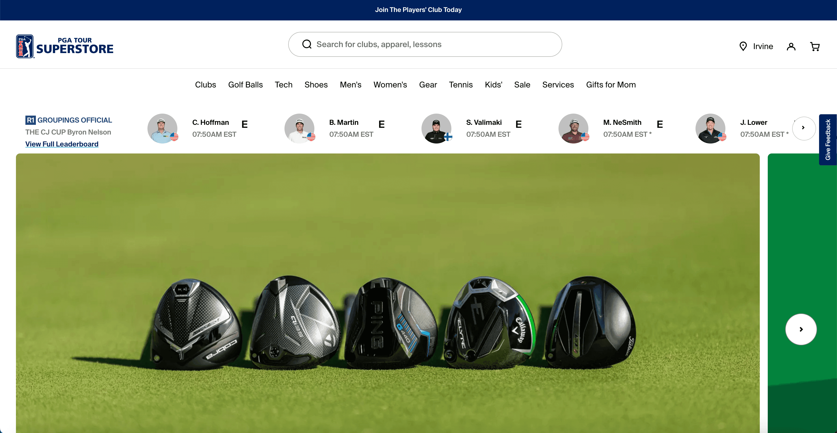 PGA TOUR Superstore screenshot
